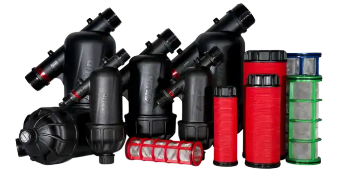 azud-scheibenfilter-und-siebfilter-gruppenbild