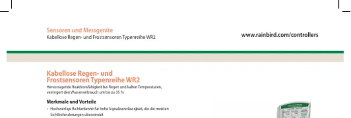 Rain Bird Funk-Regensensor WR2