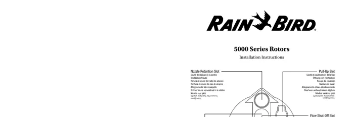 Rain Bird Serie 5000 Anleitung