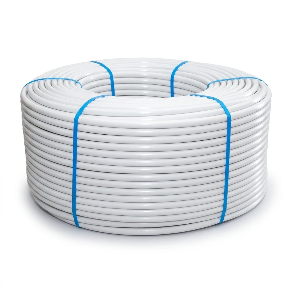 PE-LDPE 20mm, weiss aussen-schwarz innen, 100m Rolle