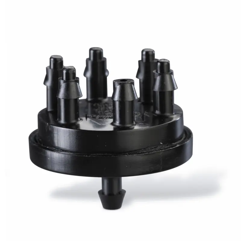 Rainbird XB-10-6 Tropferverteiler rund für Microschläuche 6-Wege