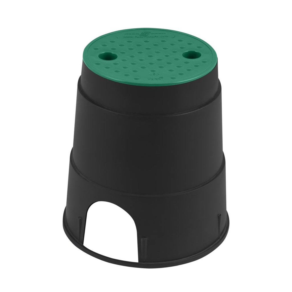 [6001325] Poli-Ventilbox Rund klein D=24cm H=23cm