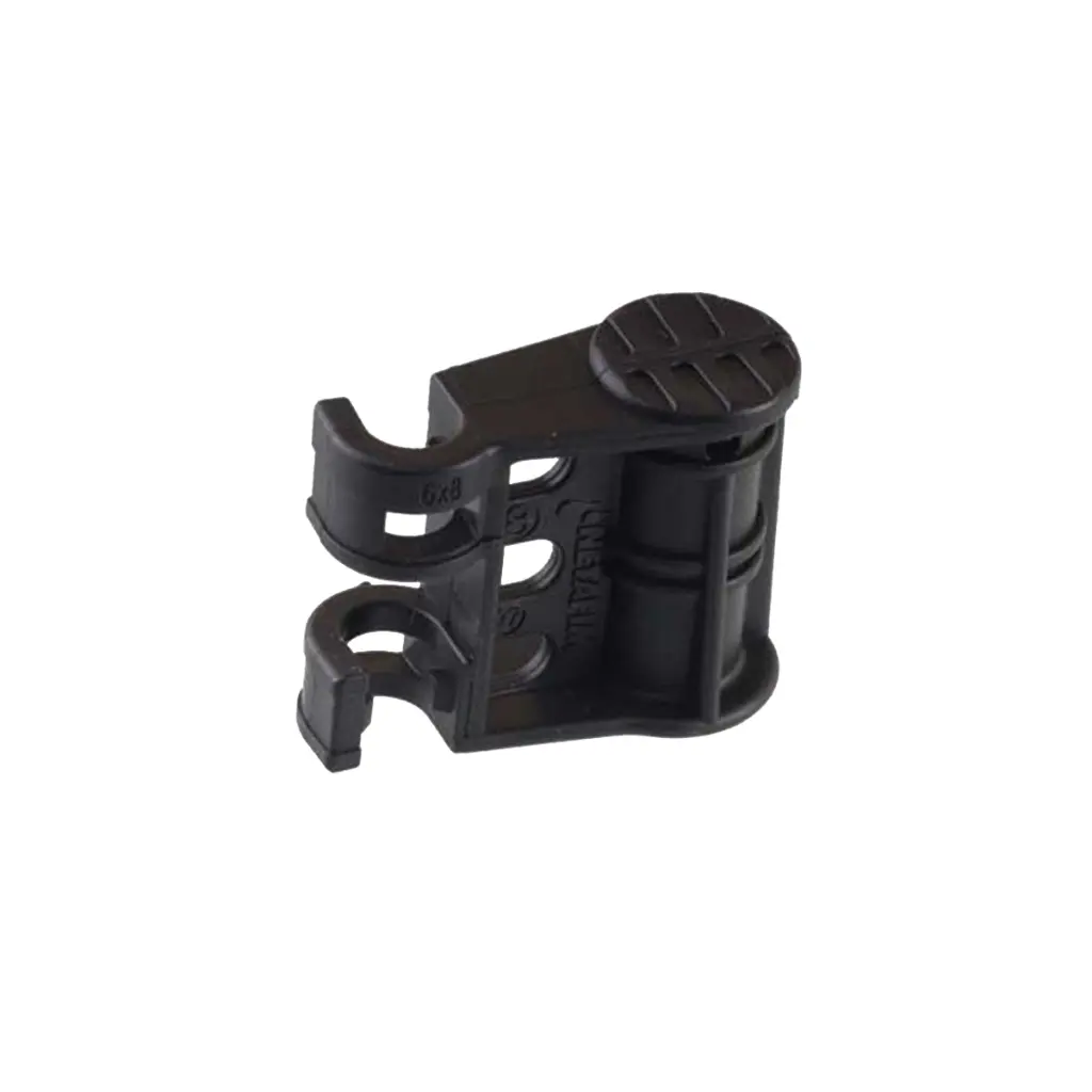 Befestigungsclip 4/7 mm Mikroschlauch für 8 mm Metallstab