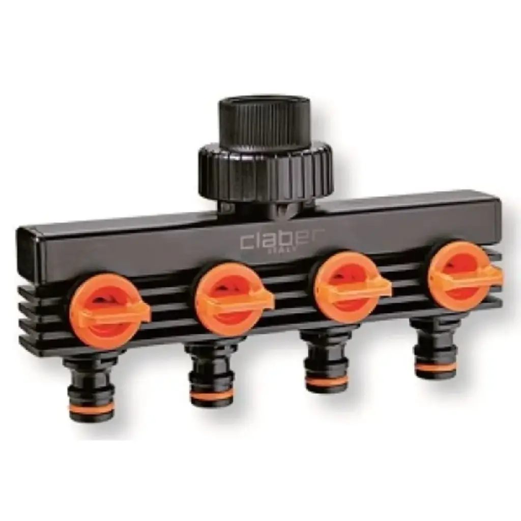 [13001090] Vierwege-Verteiler Nr. 8580 3/4z ig  CLABER