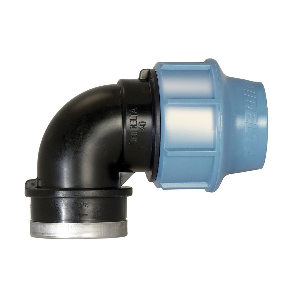 [12002820] Winkel 90° mit Innengewinde u. Verstärk., 32 x 1'