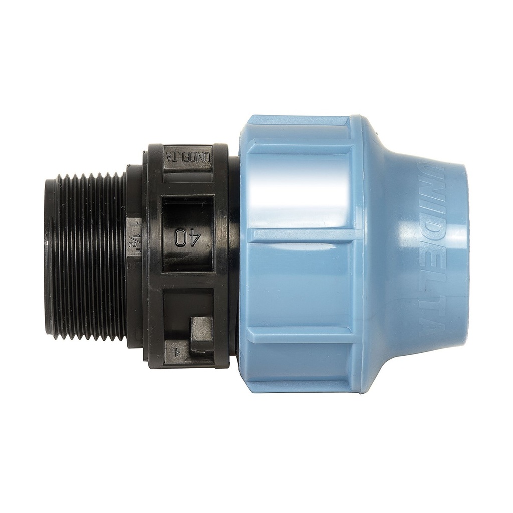 [12001160] Anschlußverschraubung mit Außengewinde, 63 x 1 1/2'