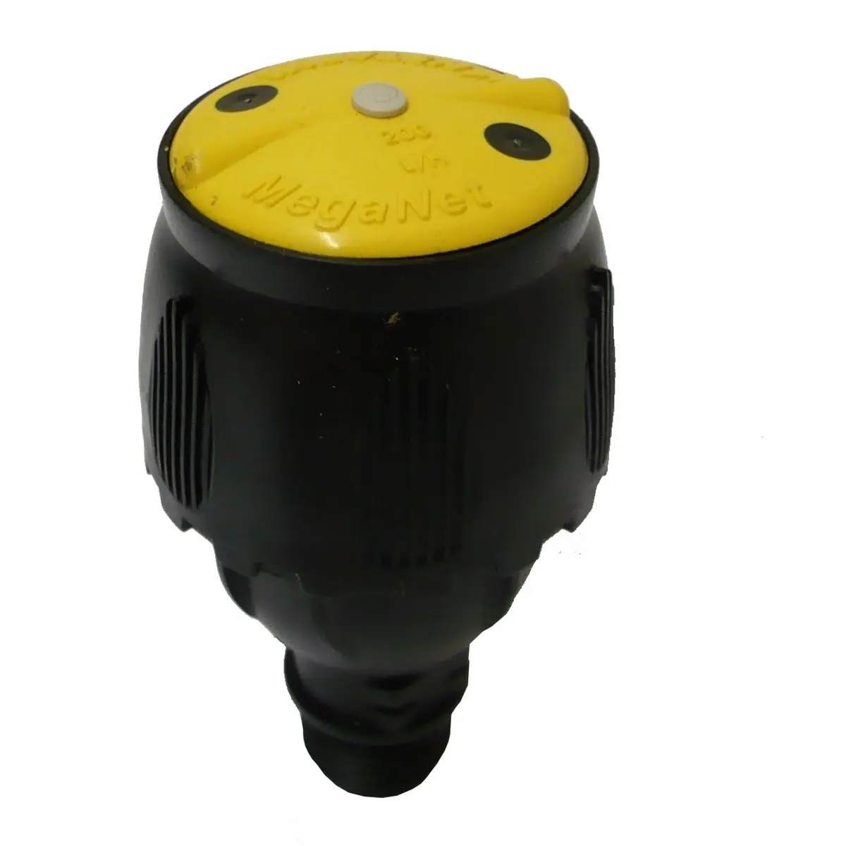 [9001030] MegaNet™ 200 l/h, 15° Wurfwinkel, Ø 14 m, Kappe gelb - Pin grau