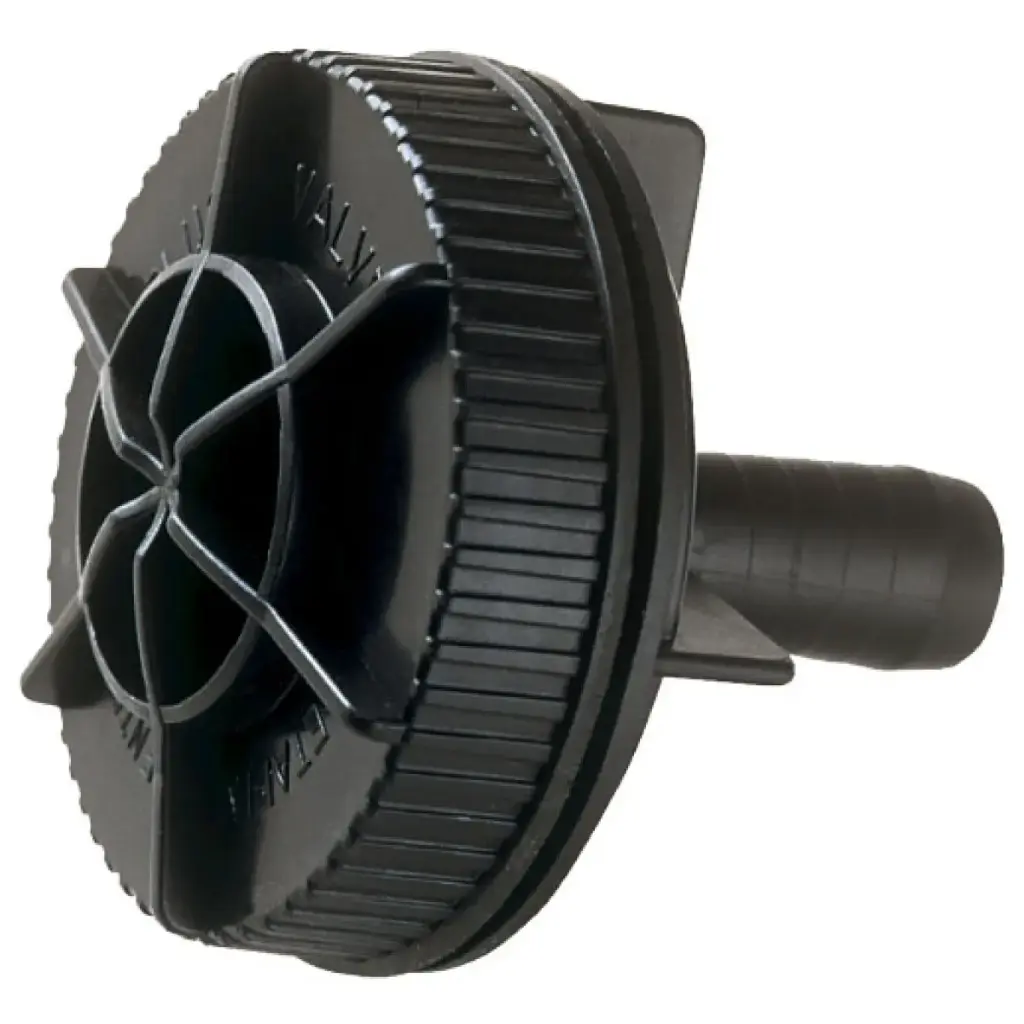 Leitungsspülventil, Steckverbinder 16 mm, braun