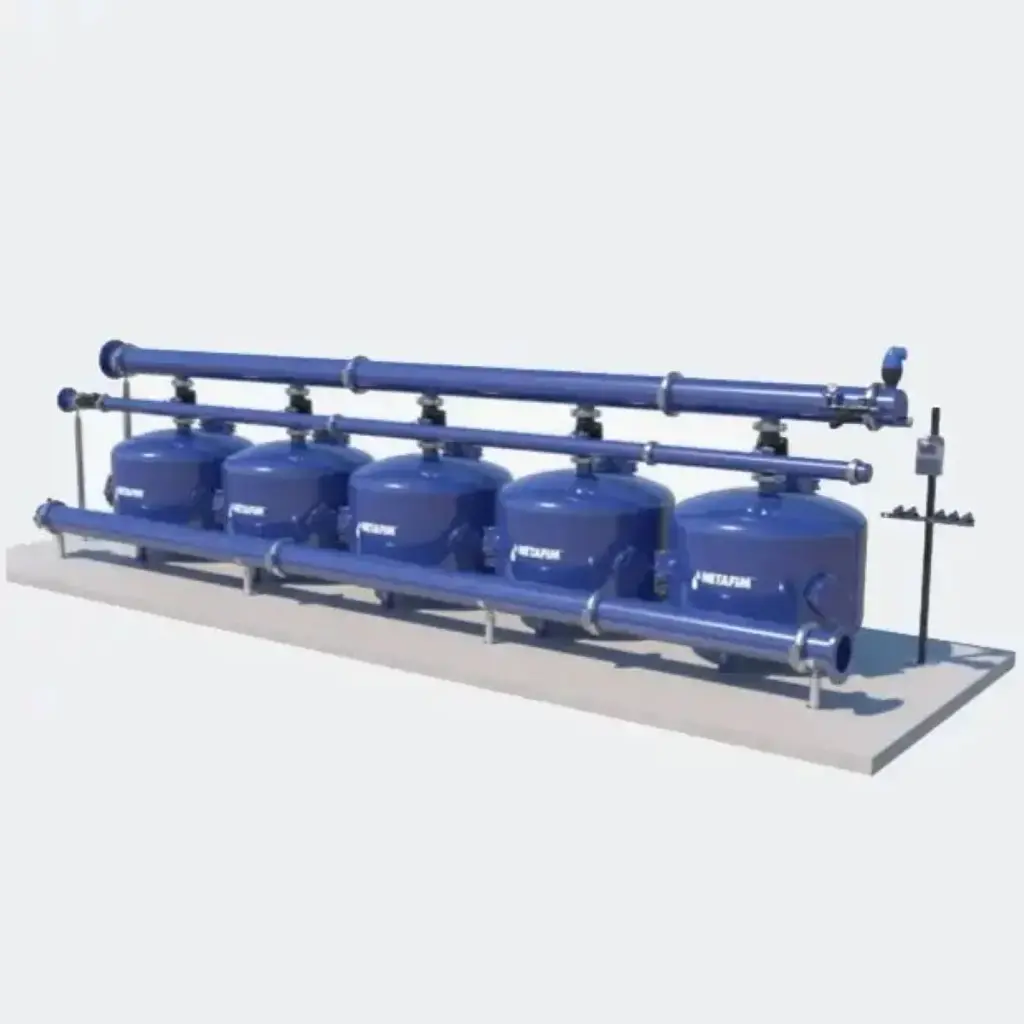 [4001360] Kiesfilter 3 Tanks 24", Qmax.: 60m³/h, unmontiert