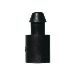 [3001450] 4/7 mm Adapter für Tropfer mit Nippelauslass, schwarz