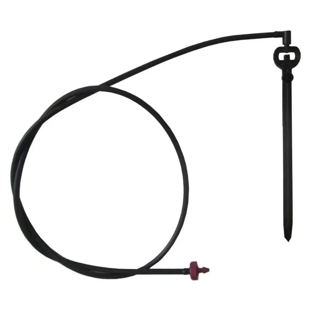 [3001370] PCJ CNL Spray Stake 25 l/h, zweiseitig sprühend, 1.00 m 3/5 mm Schlauch, Winkeladapter, hellgrau