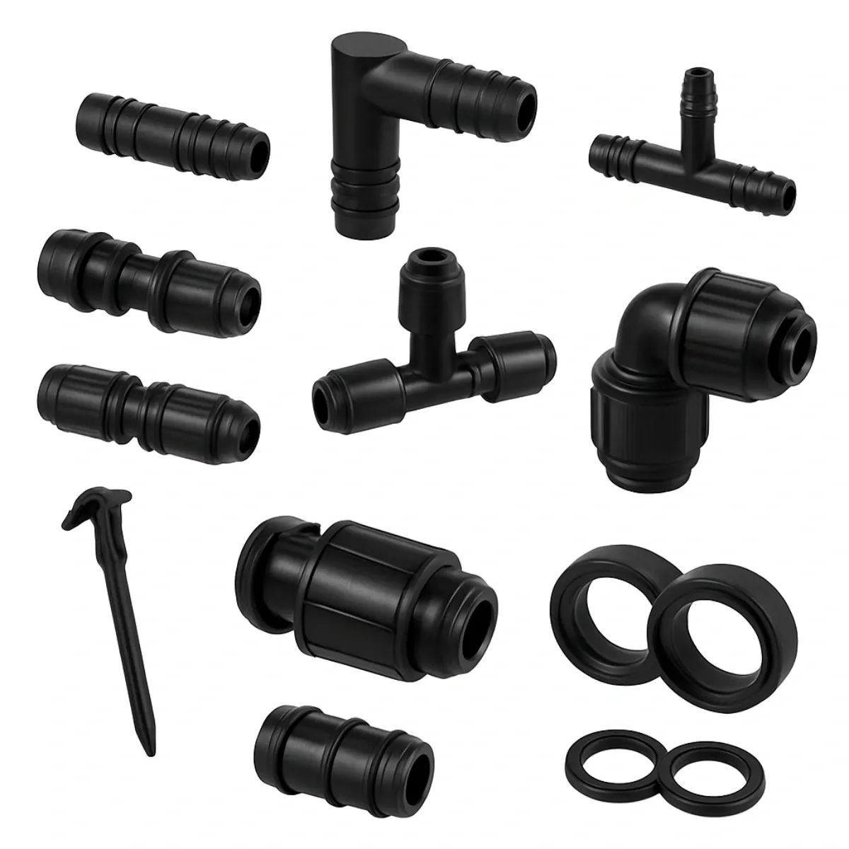 [3001735] Verbinder für Tropfrohre (Steckverbinder, Anschlussverbinder 3/4"x16mm)