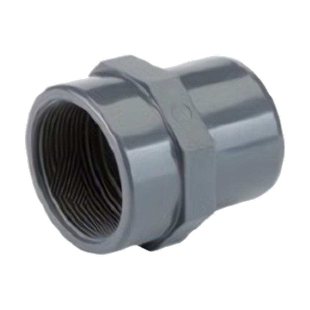 PVC-U Reduktion AG-IG 1x1/2" PN16 lang