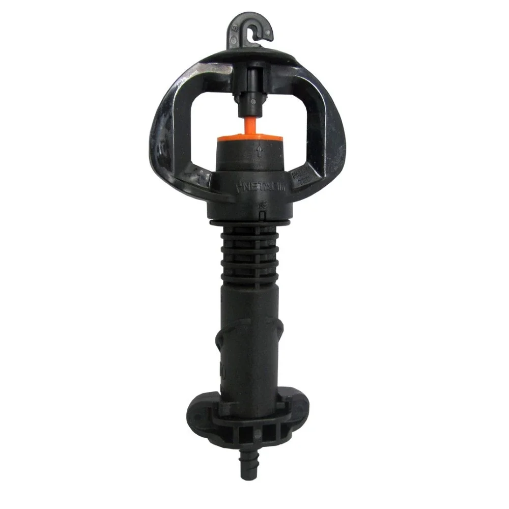 supernet-jet-70-l-h-o-620-m-180-spruehbild-6-strahlen-duese-schwarz-rotor-orange supernet mikrosprüher für gewächshäuser und folientunnel